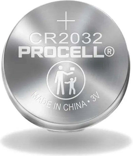 Батерия Тип Бутон Duracell Procell Cr2032 3v 1 Бр Bulk Литий Цена За 1 Батерия