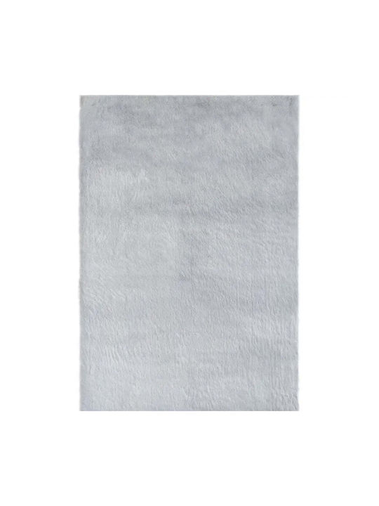 Rechteckiger Grauer Wohnzimmer Teppich 120x170cm