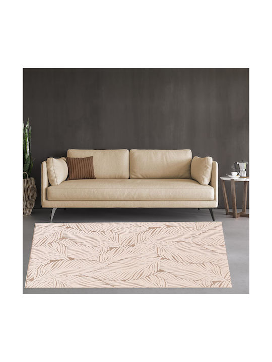 Rechteckiger Ecru Wohnzimmer Teppich 120x170cm