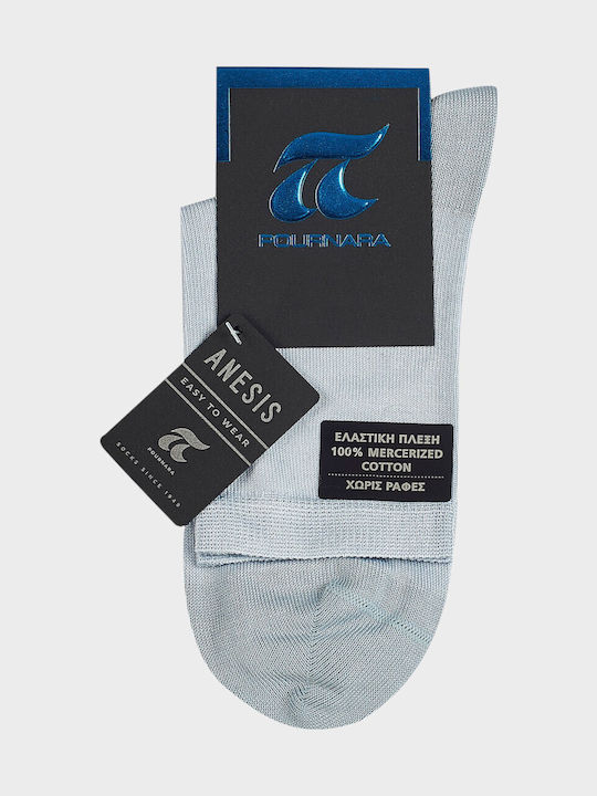 Pournara Women's Light Blue Socks