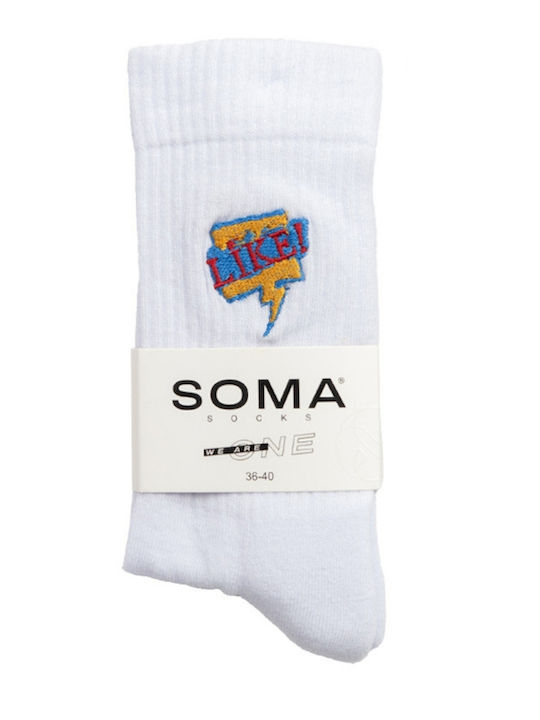 Soma Șosete Pentru Femei Albe