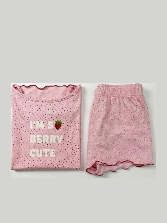 Soccus Set Pijamale Dama Bumbac Roz Vară