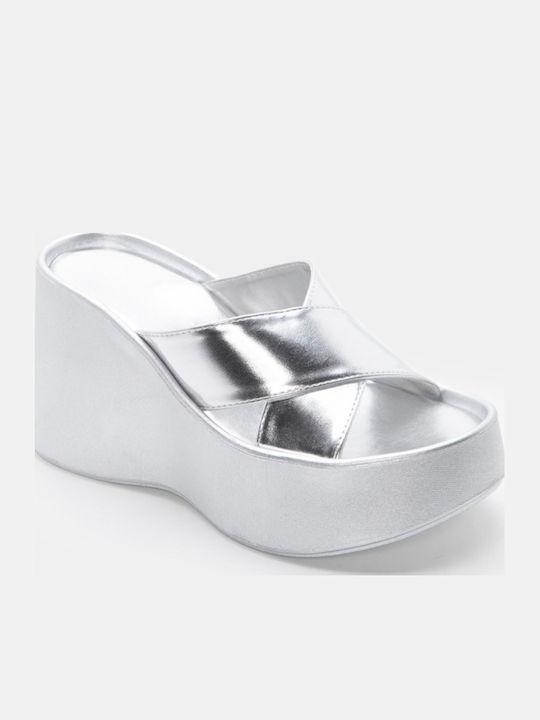 Summer Women's Silver Platforms