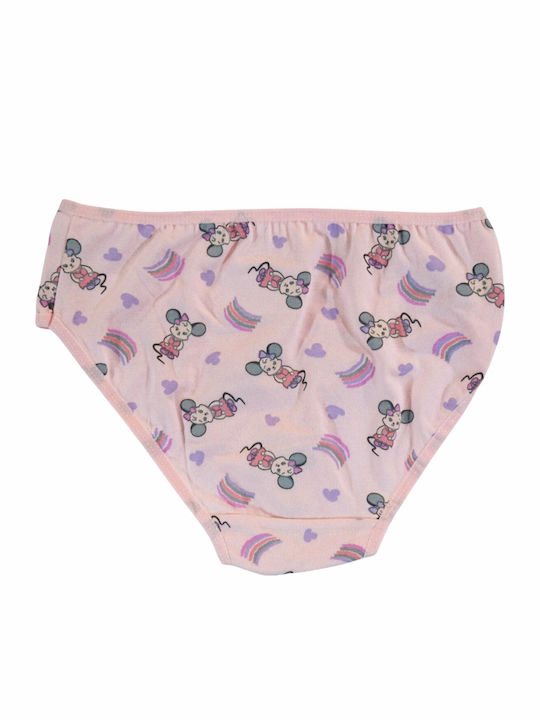 A.D.N Mouse Party Brief Kids Pink Panties