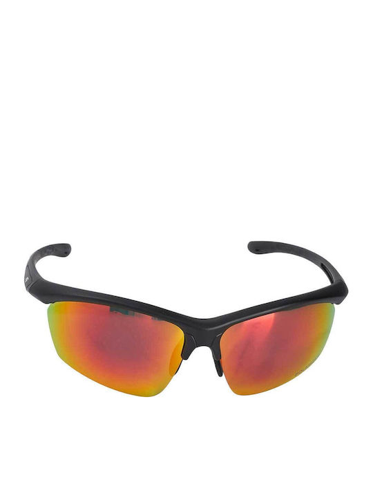 4F Herren Sonnenbrille mit Schwarzem Rahmen 4FWMM00ASPSU018-62S