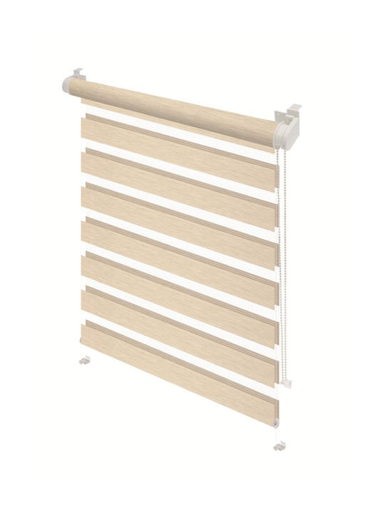 Rollos Partieller Blackout Doppelt Beiges P61,5xH150cm