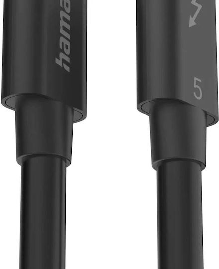 Hama Кабел USB-C Thunderbolt-5 80 Gbit S 5a 240w Ultra-hd 8k 1.00 M