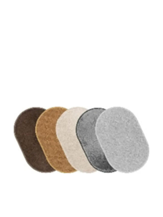 Fußmatte Eingang Oval Teppichboden 44x67cm Verschiedene Farben
