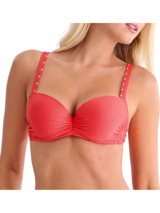 Bikini Σουτιέν με Ενίσχυση Πορτοκαλί