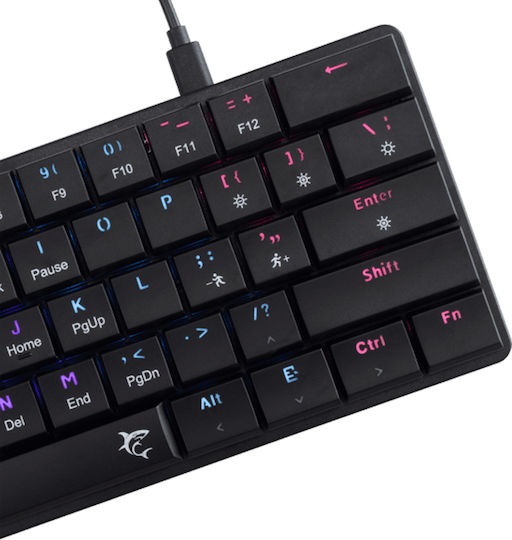 White Shark GK-006131 Gaming Mechanical Keyboard with RGB Lighting (English US)