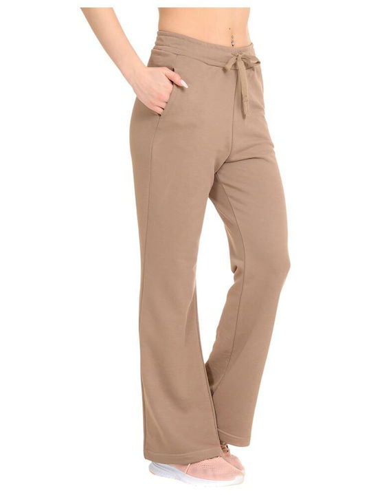 Damen Jogginghosen Braun