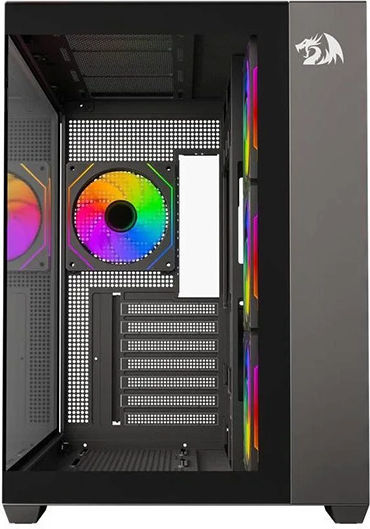 Redragon ARGB Midi Tower Кутия За Компютър Черна