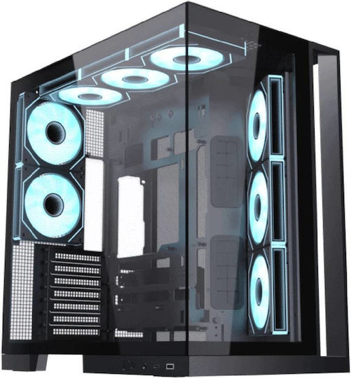 Xigmatek Aqua 7 Геймърска Midi Tower Кутия За Компютър Със Страничен Прозорец Черна