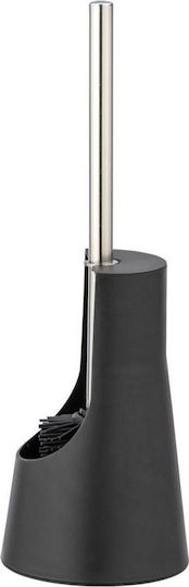 Wenko Arese Black Plastic Bathroom Toilet Brush