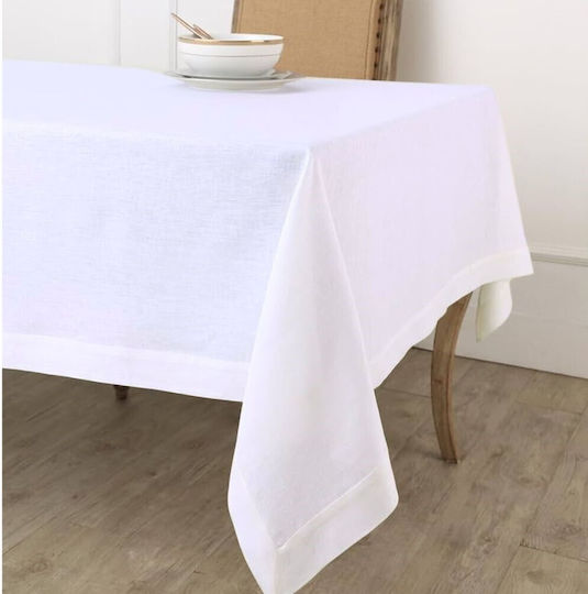 Kotonia Home Față De Masă Din Bumbac Alb 150x230 Cm