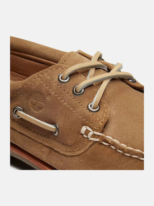Women's Boat Shoes in Beige Colour