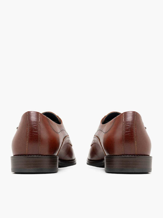 Leather Men's Dress Shoes Tabac Brown
