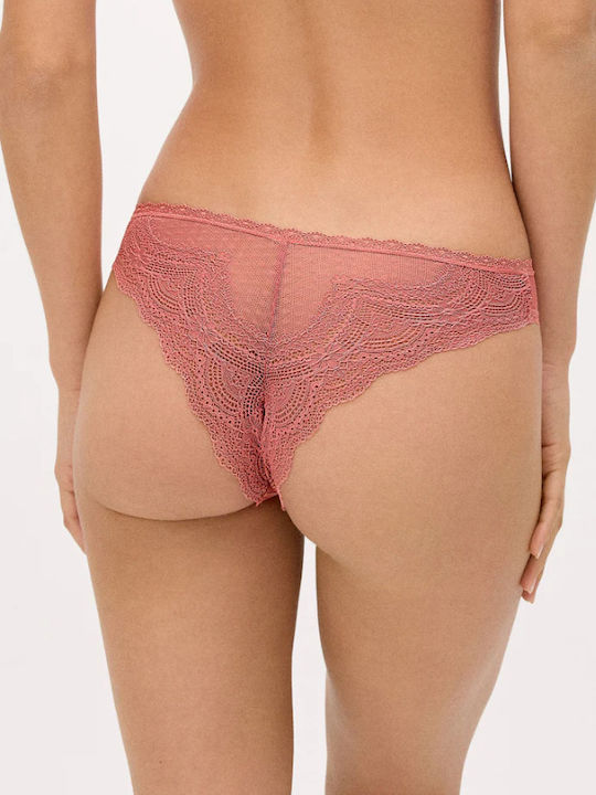 Ysabel Mora Underwear Set Bra With Brazil Orange