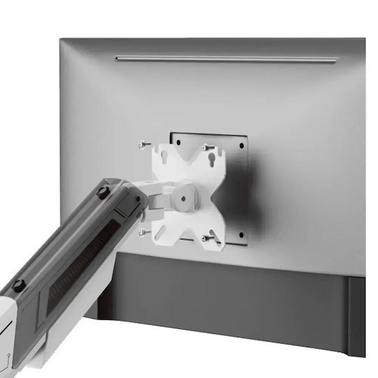 Sbox Desktop Stand for 2 Monitors with Arm White (GMS-3211)