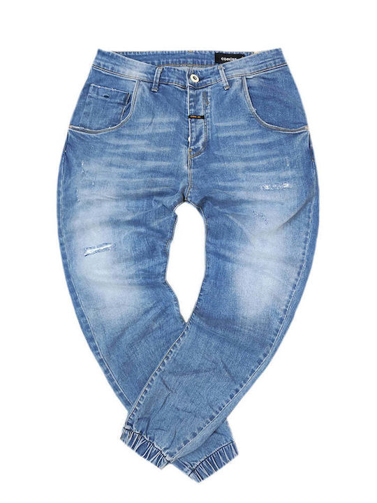 Pantalon De Blugi Pentru Bărbați Cu Fit Regular Albastru