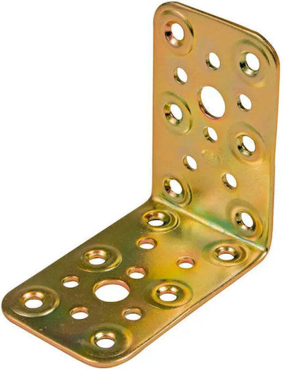 Amig Ъглов Раф от Металик в Златист Цвят 50x40mm