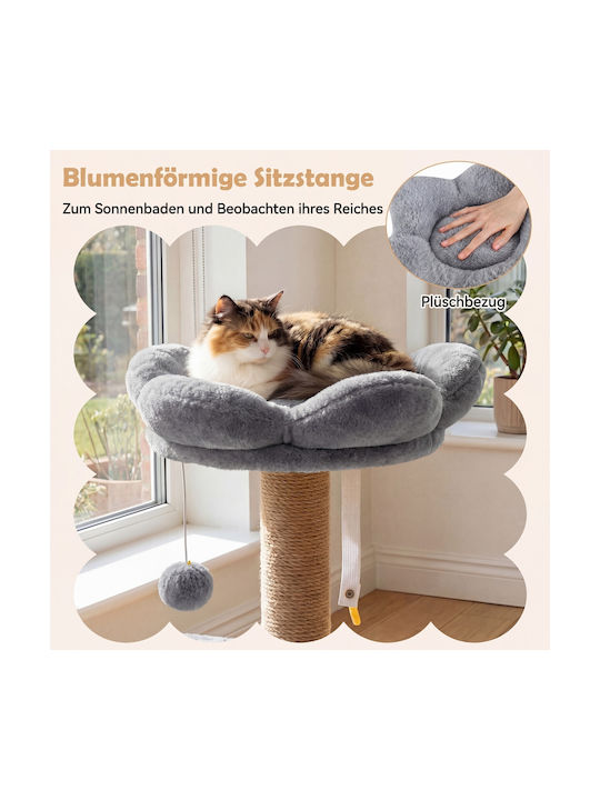 Costway Katzenbaum Grau 96x39x44,5 cm
