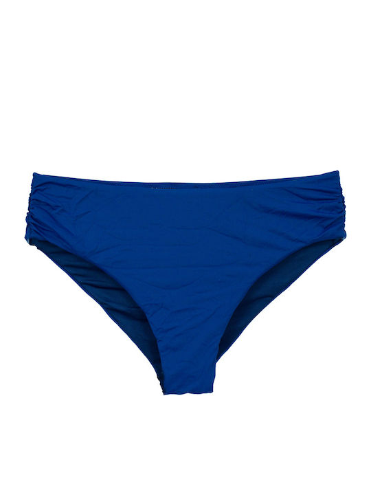 Plus Size Women's Bikini Swimsuit Underwire Flexfit Cups Ethnic Blue