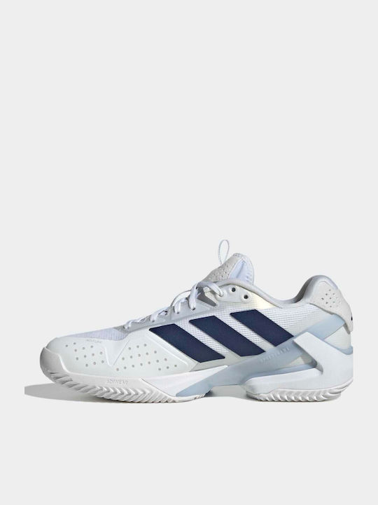 adidas Adizero Ubersonic 5 Дамски Обувки За Тенис За Глинени Игрища Бели