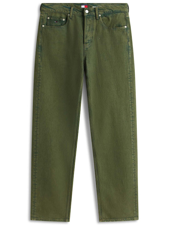 Men's Jeans Pants Relaxed Fit Green