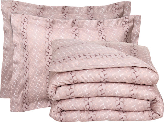 Das Home 1726 Bettlaken King Size 260x280cm Rosa (4 Stück)