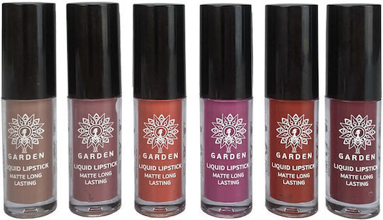 Garden Lang anhaltend Flüssig Lippenstift Matt Dark Cherry 06 2ml
