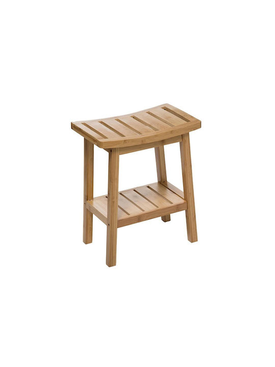 Stool For Kitchen Wooden Brown 25.2x39.5x46cm
