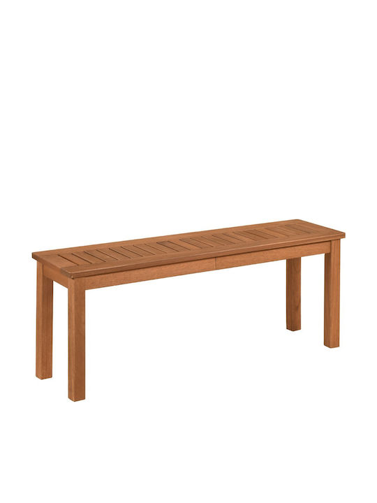 Παγκάκι Εξωτερικού Χώρου Ξύλινο 120x30.5x47cm