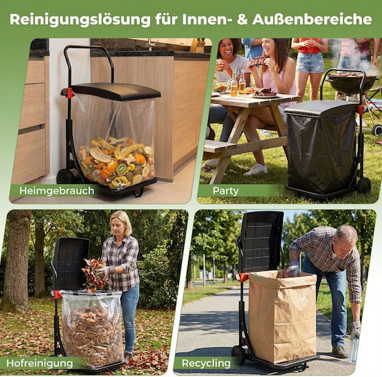 Costway Plastic Waste Bin