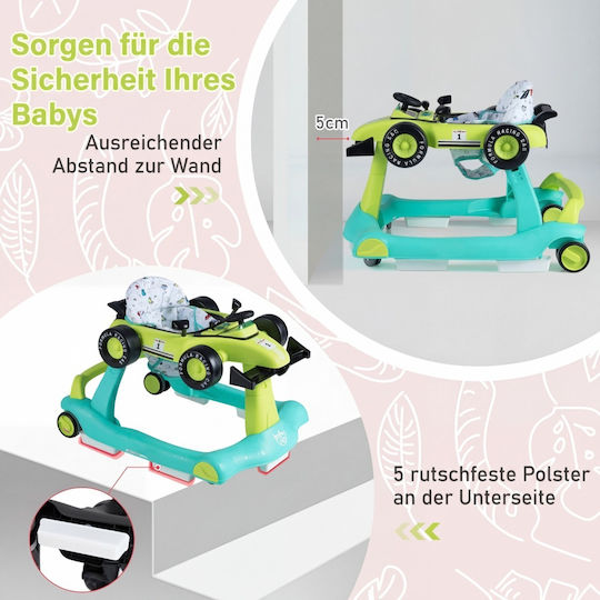 Costway Baby Walker For 6+ Months Green