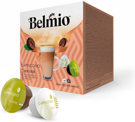 Belmio Κάψουλες Cappuccino Συμβατές με Μηχανή Dolce Gusto 16caps