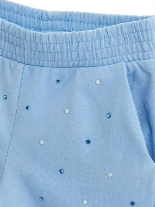 Kinder Trainingsanzug Hose Hellblau