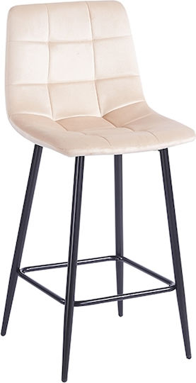 Σκαμπό Μπαρ Nora Beige 45x41x65εκ. Σκαμπό Μπαρ Nora Beige 45x41x65εκ.