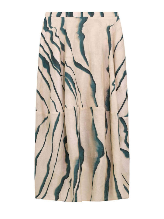 Linen Beige Skirt