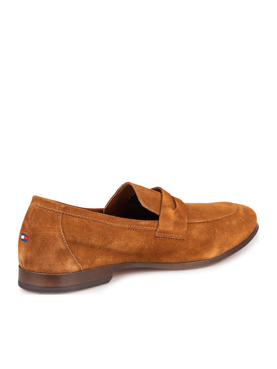 Men's Suede Moccasins Tabac Brown