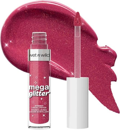 Wet n Wild Mega Long Lasting Liquid Lipstick Shimmer Pink Future 2.8ml