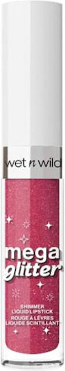 Wet n Wild Mega Long Lasting Liquid Lipstick Shimmer Pink Future 2.8ml