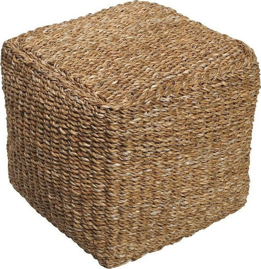 Stool For Living Room Beige 40x40x40cm Stool For Living Room Beige 40x40x40cm