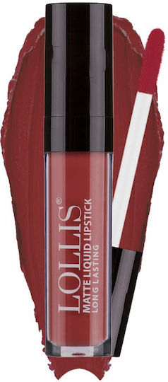 Lollis Beauty Make Up Υγρό Κραγιόν Matte 12