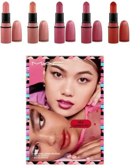 M.A.C Set Lipsticks Matte You Can't Chili With Us 1.8g