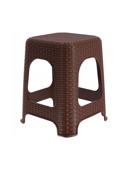 Stool For Kitchen Plastic Brown