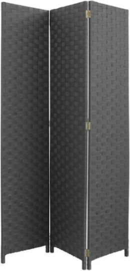 Διακοσμητικό Παραβάν από Rattan με 3 Φύλλα 120x170cm