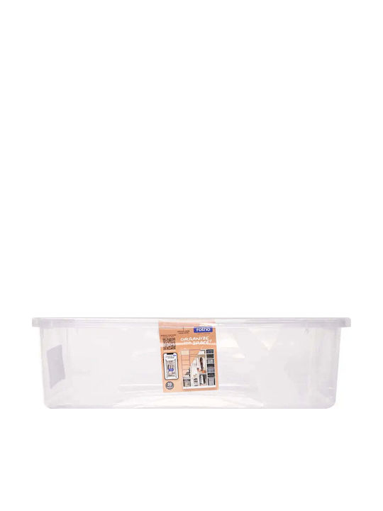 Rotho Babydesign Kunststoff Aufbewahrungsbox mit Deckel Transparent 12lt