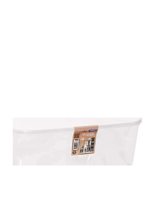 Rotho Babydesign Plastik Aufbewahrungsbox mit Deckel Transparent 19lt