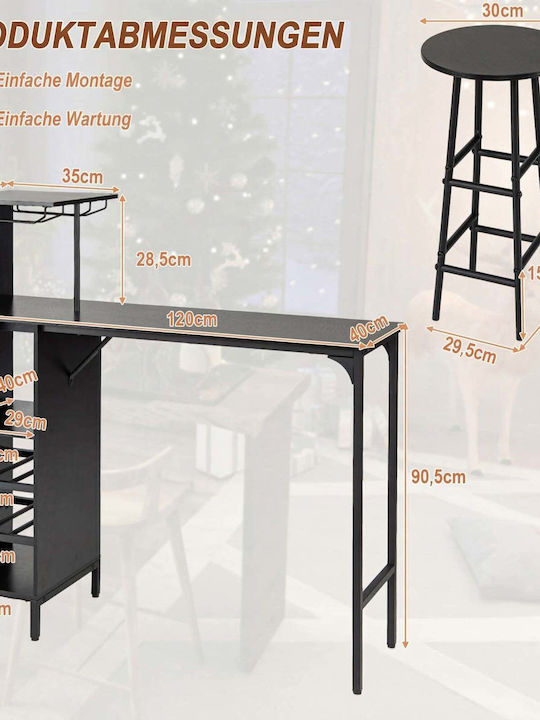 Bar Table with 2 Stools